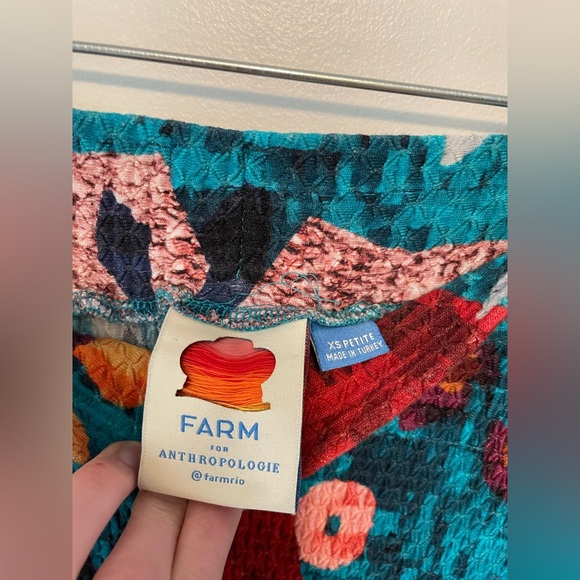 🦋FARM RIO FOR ANTHROPOLOGIE GABRIELA knit MAXI SKIRT XS - Picture 15 of 16